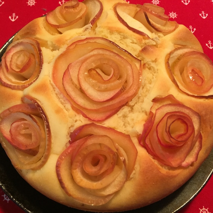 バラが可愛い 簡単りんごケーキ レシピ 作り方 By K A N A 楽天レシピ バラが可愛い 簡単りんごケーキ レシピ 作り方 By K A N A 楽天レシピ